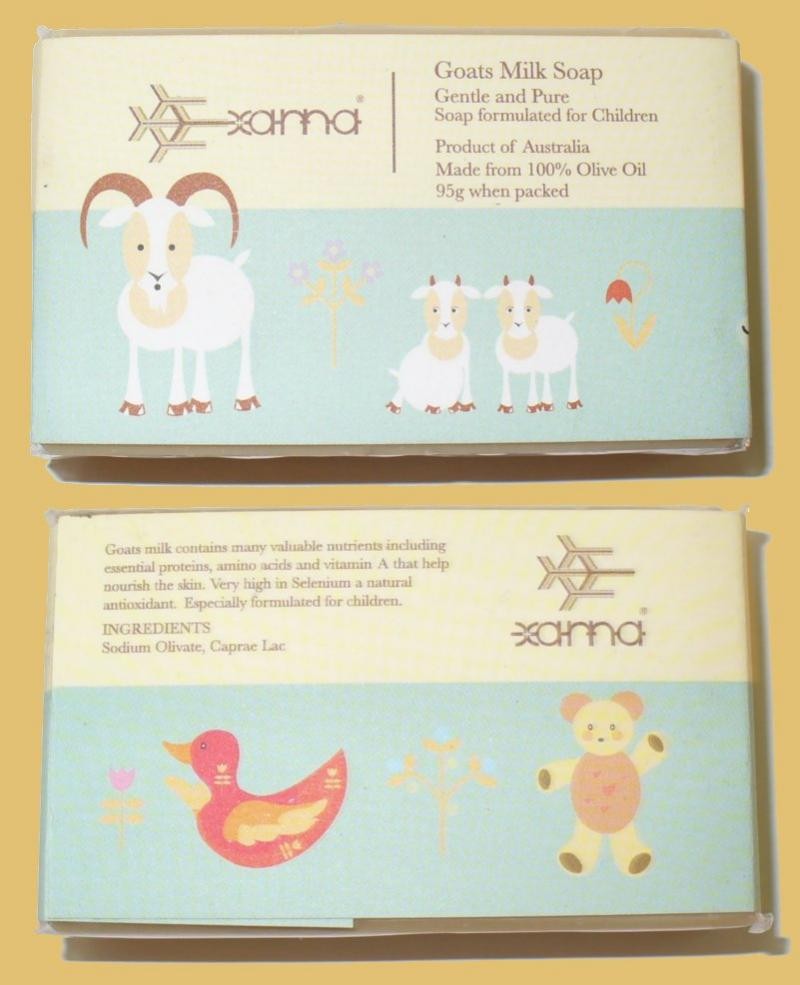 Xanna Goats Milk Soap for Children