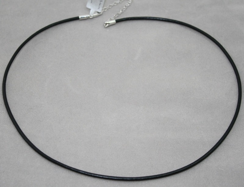 2mm diam. leather necklace