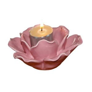 Pink Lotus Tealight Holder