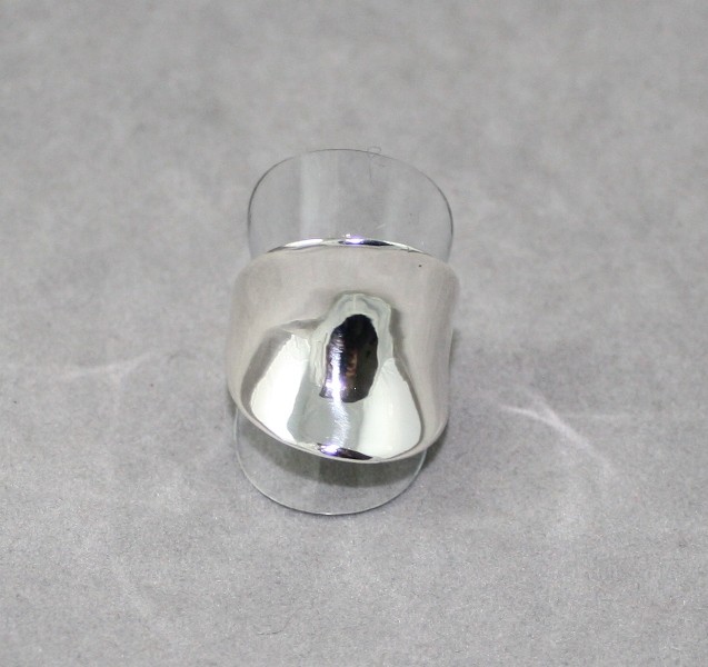 Silver Concave Ring