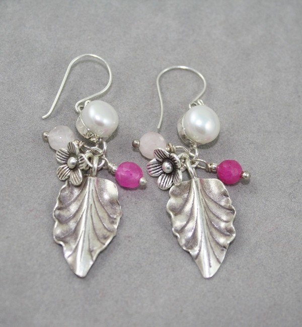 Silver Leaf earrings