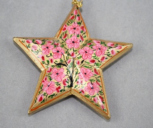 Gold floral star
