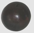 Black ball incense holder