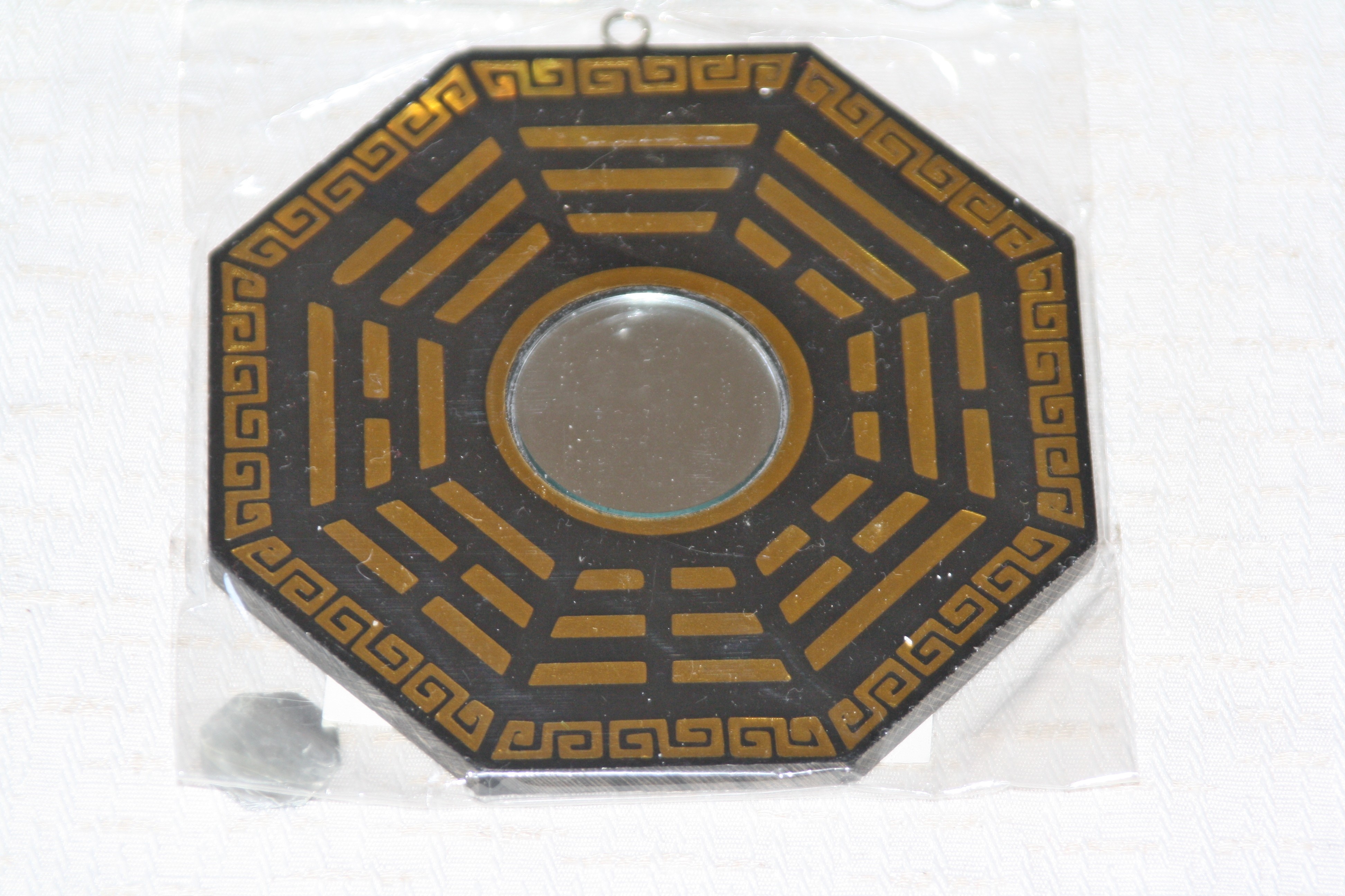 Bagwa Mirror - black and gold