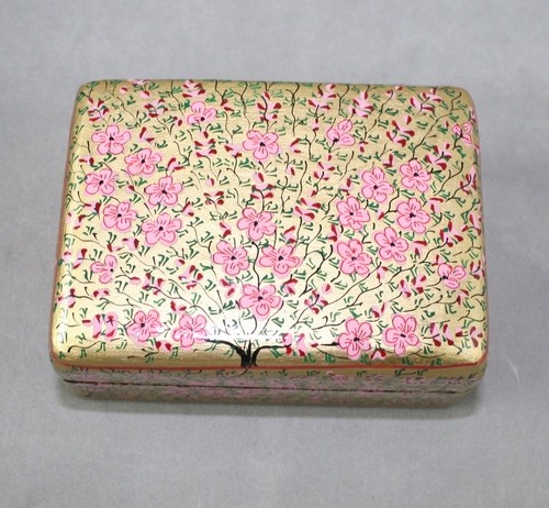 Pink and gold box