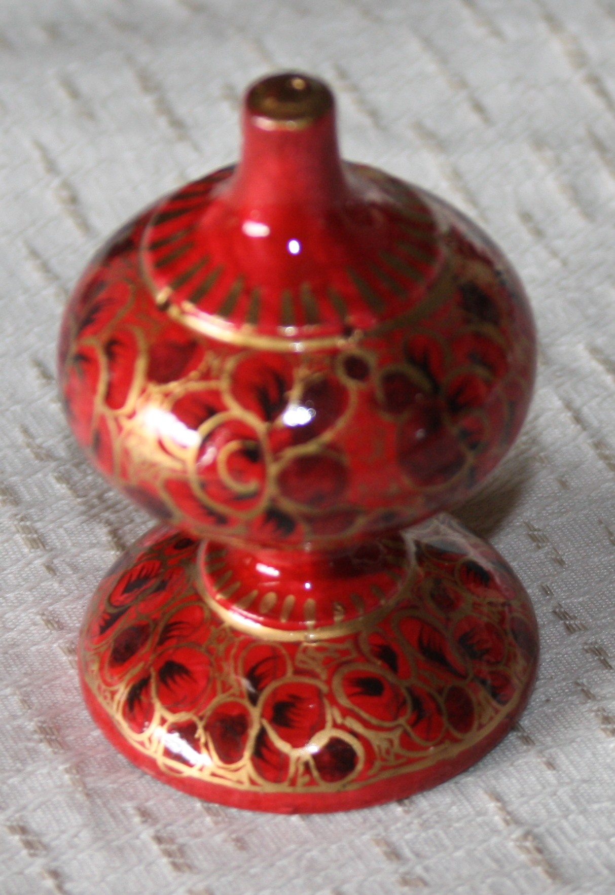 Paper mache incense holder