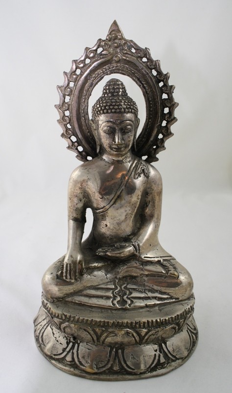 Silver-plated Buddha