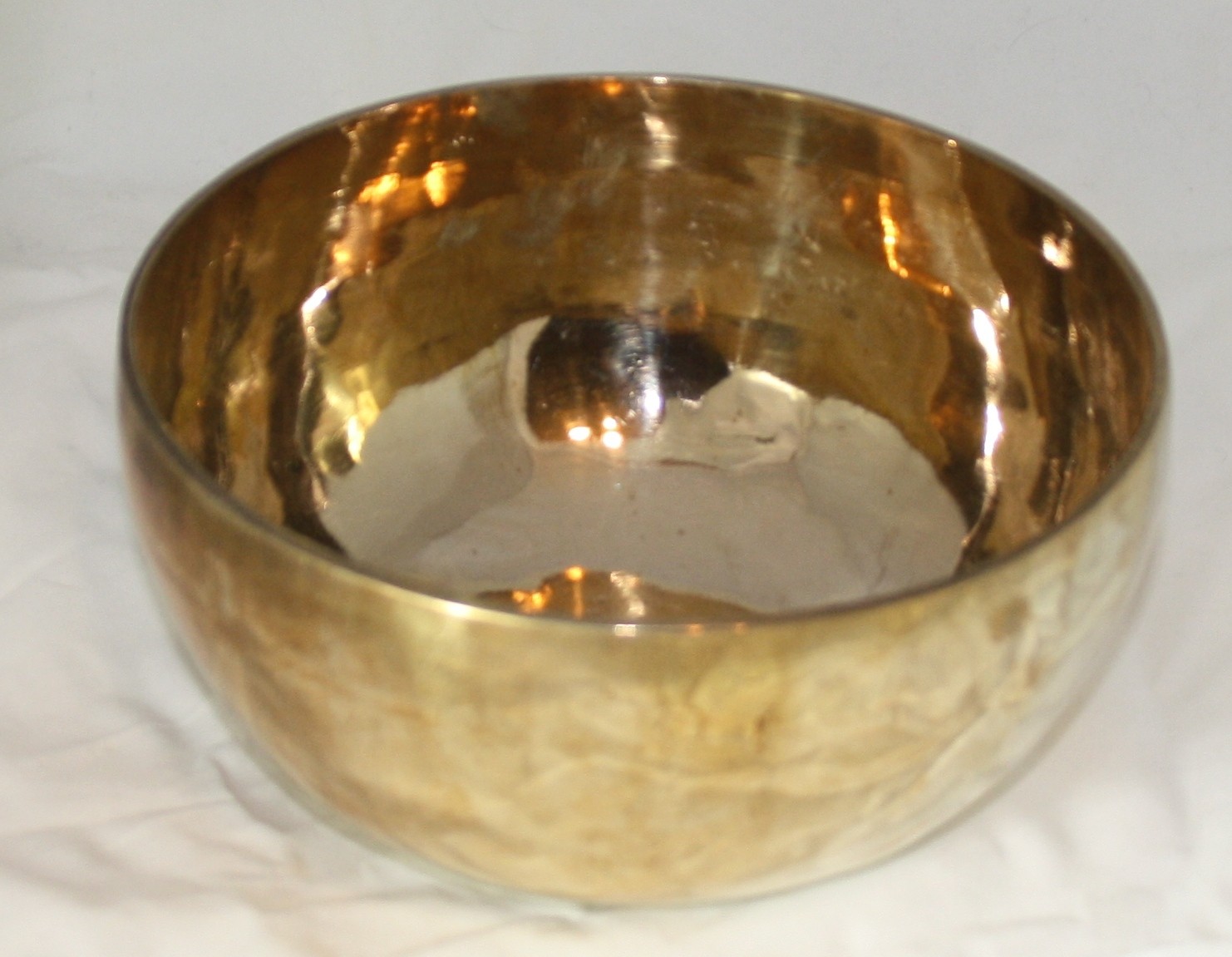 Shiny Brass Singing Bowl