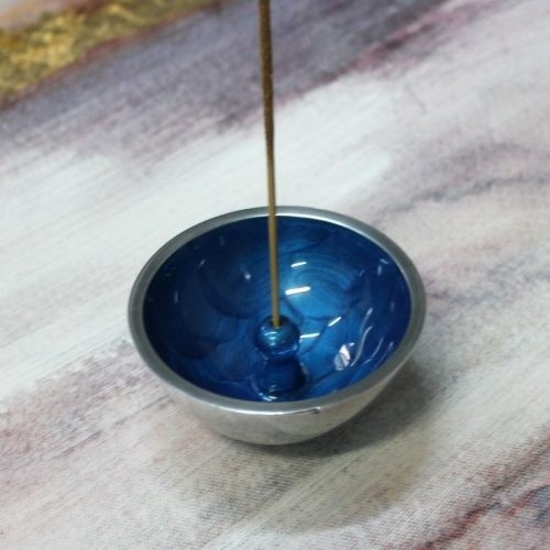 Incense dish - blue