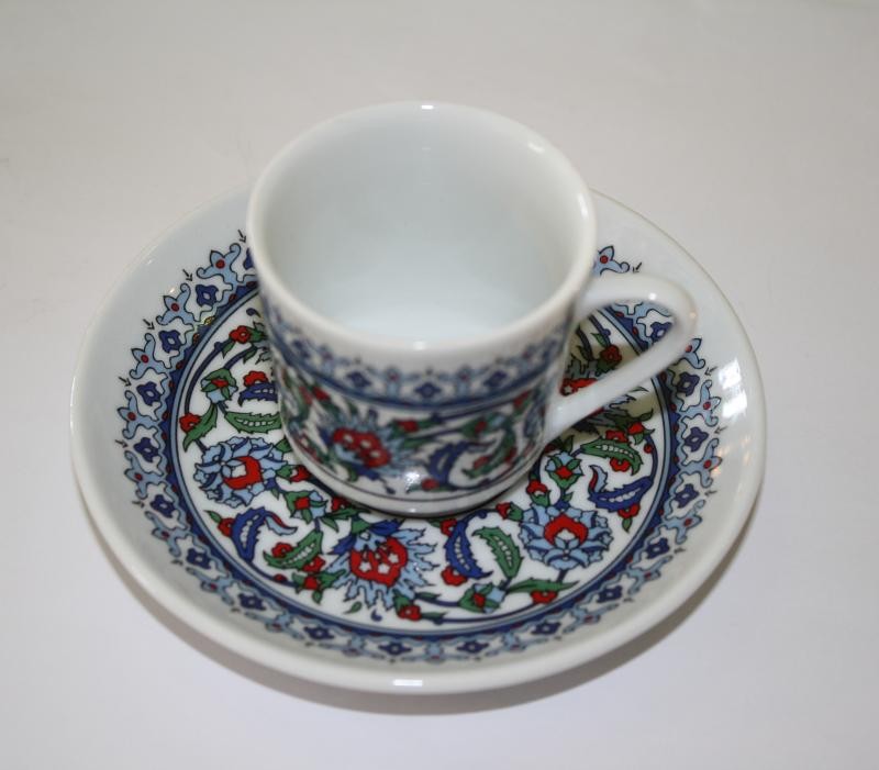 Set of Turkish Cups and Saucers