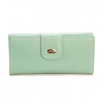 Large Slim Clutch with Coin