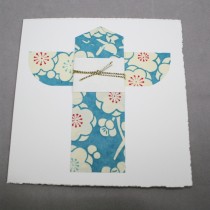 Kimono Card, Teal
