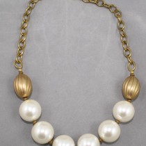 Vintage Pearls and Gold Chain