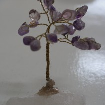 Gemstone Tree Amethyst on quartz