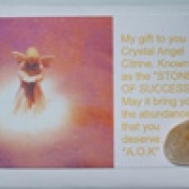 Citrine Angel Card