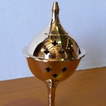 Brass Incense Holder with Lid