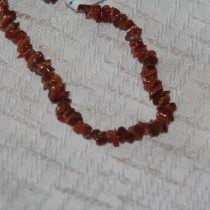 Goldstone chip bracelet