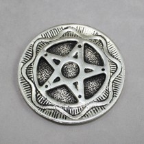 Metal Pentagram incense holder