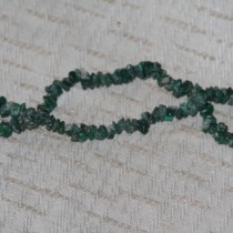 Malachite chip necklace