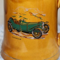 Beer Stein by Wade of England. Design by Veteran Club of Great Britain - 'Sunbeam'