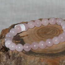 Rose Quartz Bead Bracelet