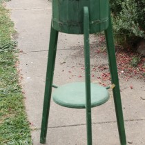 Wood plant stand